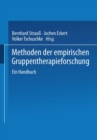 Image for Methoden der empirischen Gruppentherapieforschung: Ein Handbuch