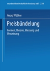 Image for Preisbundelung: Formen, Theorie, Messung und Umsetzung : 238