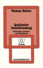 Image for Qualitative Sozialforschung: Erfahrungen, Probleme und Perspektiven