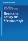 Image for Theoretische Beitrage Zur Alternssoziologie