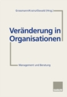 Image for Veranderung in Organisationen: Management und Beratung