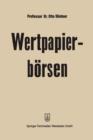 Image for Wertpapierborsen