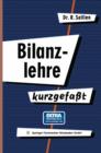 Image for Bilanzlehre — kurzgefaßt