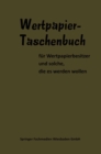 Image for Wertpapier Taschenbuch