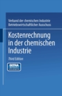 Image for Kostenrechnung in Der Chemischen Industrie