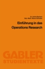 Image for Einfuhrung in das Operations Research
