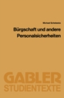 Image for Burgschaft und Andere Personalsicherheiten