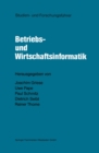 Image for Studien- und Forschungsfuhrer: Betriebs- und Wirtschaftsinformatik