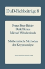 Image for Mathematische Methoden der Kryptoanalyse : 8