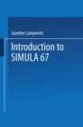 Image for Introduction to Simula 67