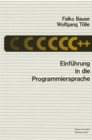 Image for Einfuhrung in die Programmiersprache C++