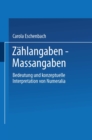 Image for Zahlangaben - Maangaben: Bedeutung und konzeptuelle Interpretation von Numeralia