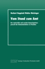 Image for Vom Stand zum Amt: Der materielle und soziale Emanzipationsproze der Elementarlehrer in Preuen