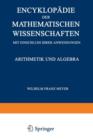 Image for Encyklopadie der Mathematischen Wissenschaften mit Einschluss ihrer Anwendungen : Arithmetik und Algebra