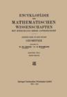 Image for Encyklopadie der Mathematischen Wissenschaften mit Einschluss ihrer Anwendungen : Dritter Band: Geometrie