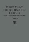Image for Die Deutschen Lyriker