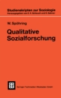 Image for Qualitative Sozialforschung