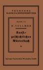 Image for Kunstgeschichtliches Worterbuch