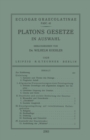 Image for Platons Gesetze: In Auswahl