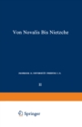 Image for Die Deutschen Lyriker von Luther bis Nietzsche: Zweiter Band: Von Novalis bis Nietzsche
