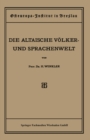 Image for Quellen und Studien: Sechste Abteilung: Sprachwissenschaft, I. Heft: Die Altaische Volker- und Sprachenwelt