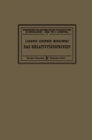 Image for Das Relativitatsprinzip: Eine Sammlung von Abhandlungen