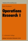 Image for Operations Research I: Lineare Planungsrechnung und Netzplantechnik