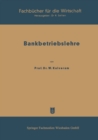 Image for Bankbetriebslehre: 1. Teil