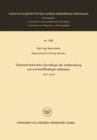 Image for Chemisch-technische Grundlage der Aufbereitung von kunststoffhaltigem Altpapier: Teil A und B