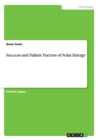 Image for Success and Failure Factors of Solar Energy