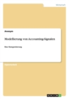 Image for Modellierung von Accounting-Signalen : Eine Kategorisierung