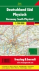 Image for Germany South Map Provided with Metal Ledges/Tube 1:500 000