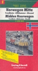 Image for Norway Central - Trondheim - Lillehammer - Alesund Sheet 2 Road Map 1:250 000