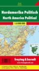 Image for North America Map Provided with Metal Ledges/Tube 1:8 000 000