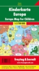 Image for Children&#39;S Map Europe Map Provided with Metal Ledges/Tube 1:3 700 000