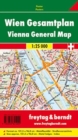 Image for Wall map marking board: Vienna overall plan 1:25,000