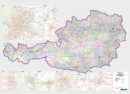 Image for Wall map marker panel: Austria postcodes 1:500,000
