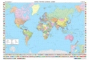 Image for World Political International Map : Wall Map Magnetic Marker Board