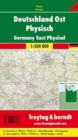 Image for Germany East Map Provided with Metal Ledges/Tube 1:500 000