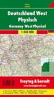 Image for Germany West Map Provided with Metal Ledges/Tube 1:500 000
