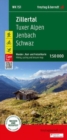 Image for Zillertal Hiking, Cycling and Leisure Map : Tuxer Alpen, Jenbach, Schwaz  1:50,000 scale : 151