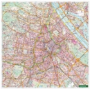 Image for Wall map: Vienna 1:20,000, districts pink