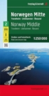 Image for Norway Middle Road and Leisure Map : Trondheim, Lillehammer, Alesund