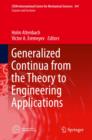 Image for Generalized Continua - from the Theory to Engineering Applications