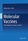 Image for Molecular Vaccines: From Prophylaxis to Therapy - Volume 1