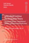 Image for Generalized Continua and Dislocation Theory