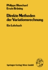 Image for Direkte Methoden der Variationsrechnung: Ein Lehrbuch