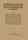 Image for Veroffentlichungen der Bundesanstalt fur alpine Landwirtschaft in Admont.