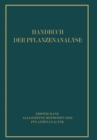 Image for Allgemeine Methoden der Pflanzenanalyse