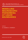 Image for Modelling Macroscopic Phenomena at Liquid Boundaries : 318